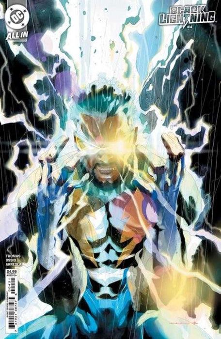 Black Lightning #4 Cover B Keron Grant Card Stock Variant