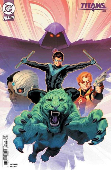 Titans #21 Cover B Ariel Olivetti Card Stock Variant