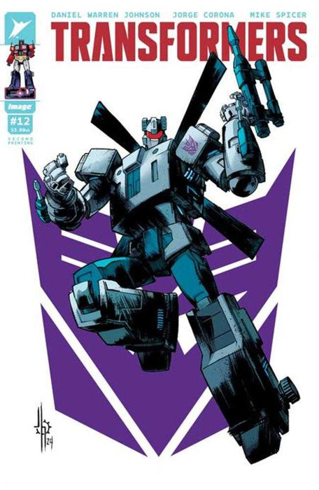 Transformers #12 2nd Print Cover A Jason Howard Decepticon