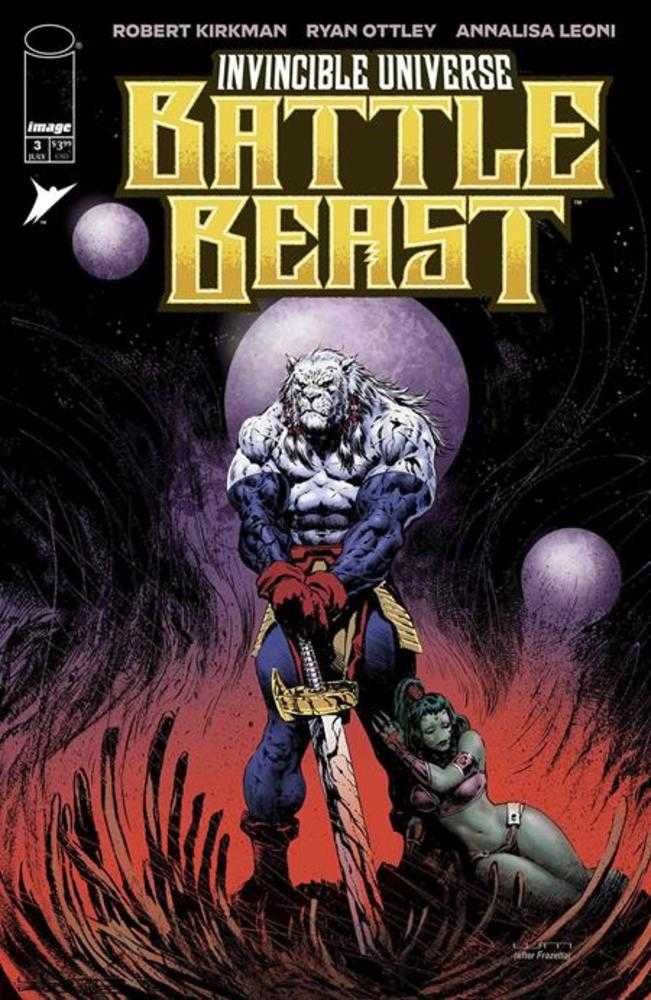 Invincible Universe Battle Beast #3 Cover E 1 in 50 Liam Sharp Variant