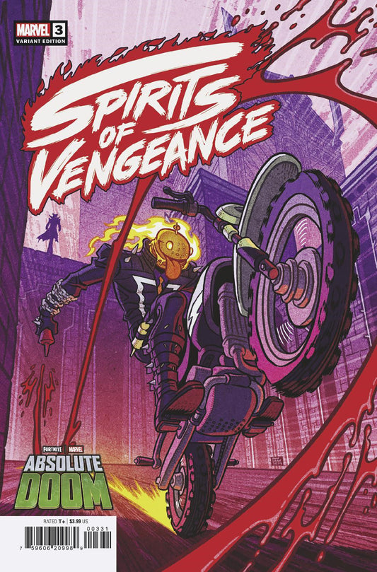 Spirits Of Vengeance #3 Afu Chan Marvel Fortnite Ghost Ridurr Variant