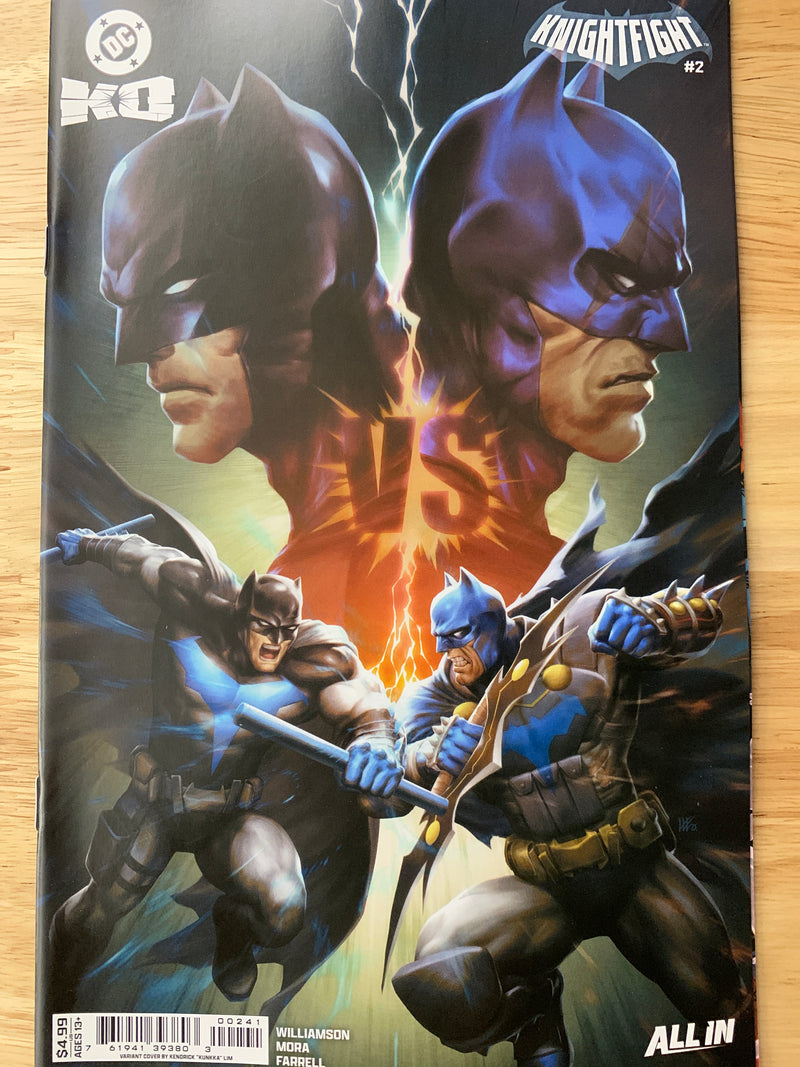 DC K.O. Knightfight #2 (Of 4) Cover D Kendrick Lim Card Stock Variant