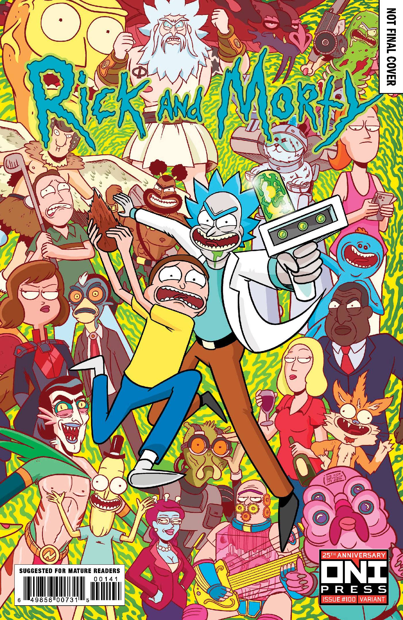 RICK & MORTY #100 CVR D ELLERBY