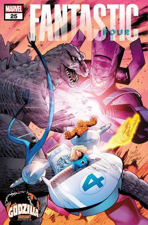 FANTASTIC FOUR #25 GREG LAND GODZILLA VAR