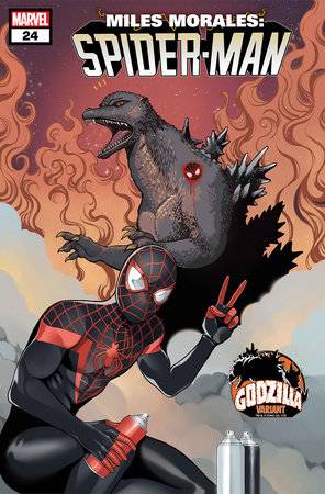 MILES MORALES SPIDER-MAN #24 ROMY JONES GODZILLA VAR