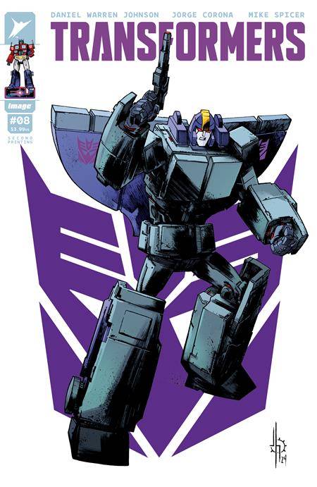 TRANSFORMERS #8 2ND PTG CVR A DECEPTICON