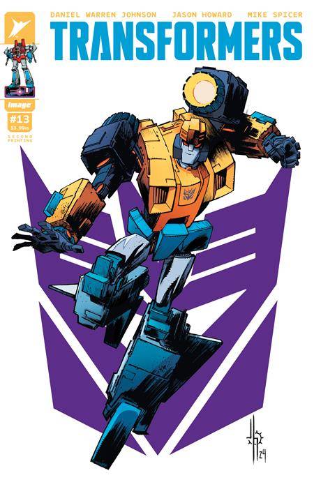 TRANSFORMERS #13 2ND PTG CVR A HOWARD DECEPTICON